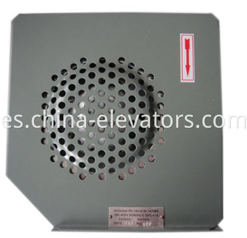Ventilador de enfriamiento RV140 para la máquina de tracción de ascensor Schindler 300P RV140 Cooling Fan for Schindler 300P Elevator Traction Machine